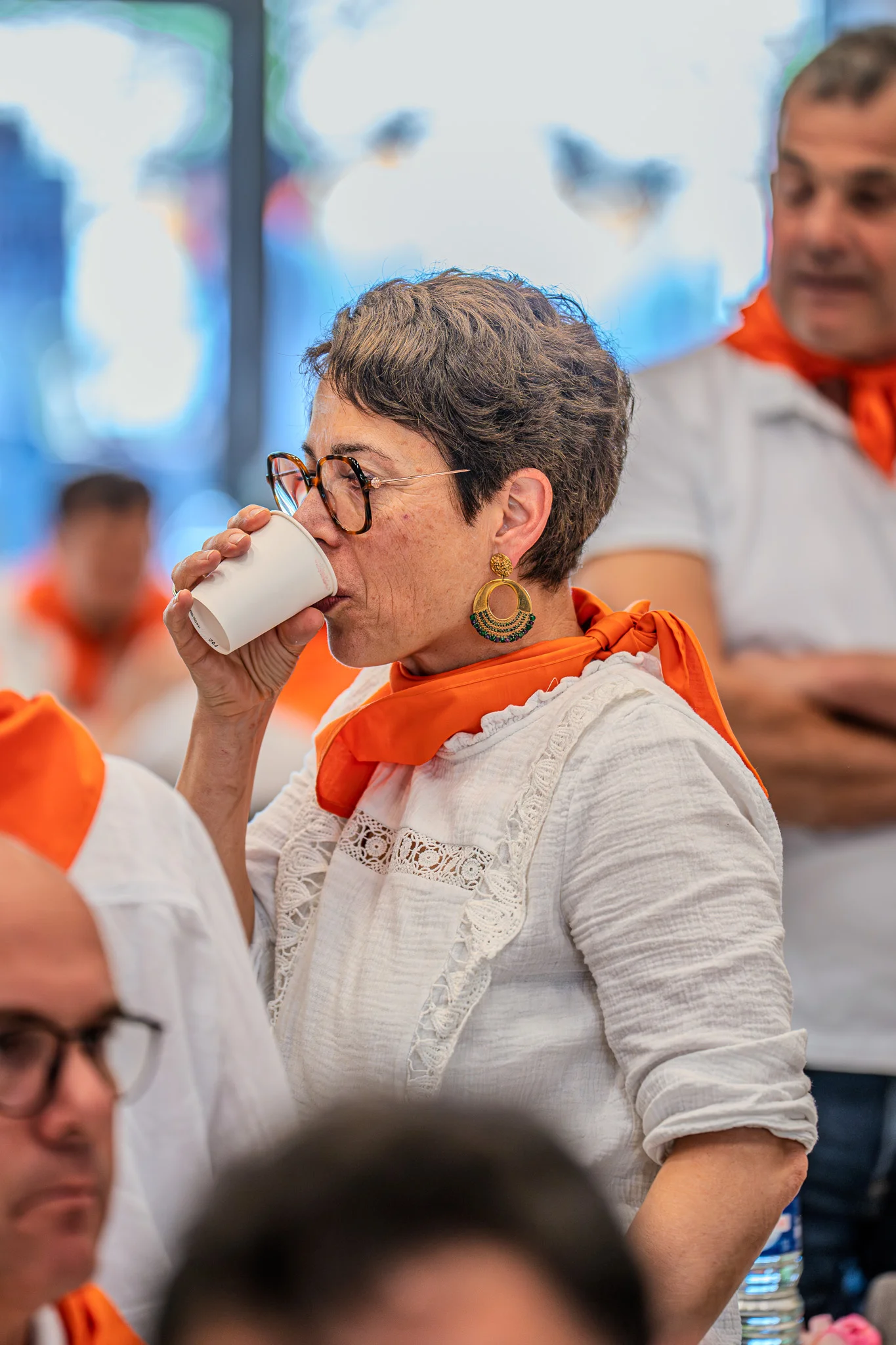 Photographie du deuxième banquet de la Tablée de la Roche aux Fées - Convivialité et produits locaux à Janzé